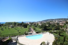 Antibes les Pins - 3 pièces - vue mer - piscine