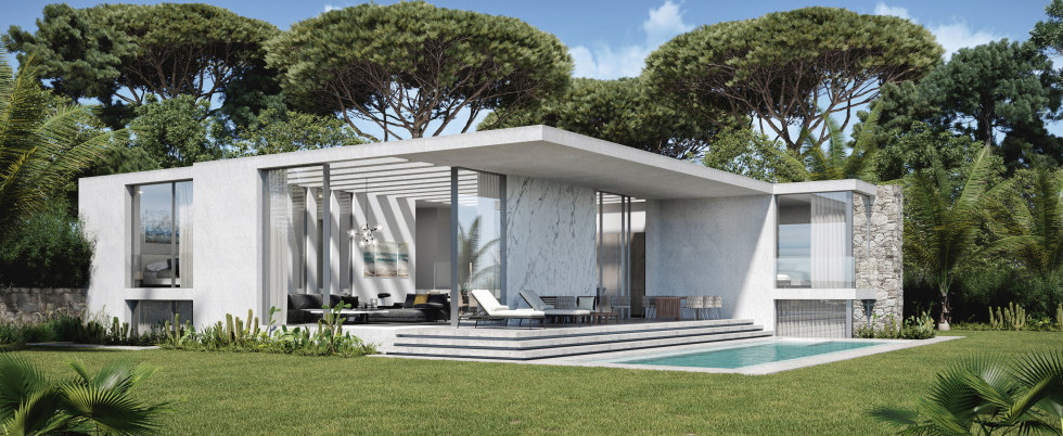 Cap d'Antibes - Project for this superb contemporain villa for sale